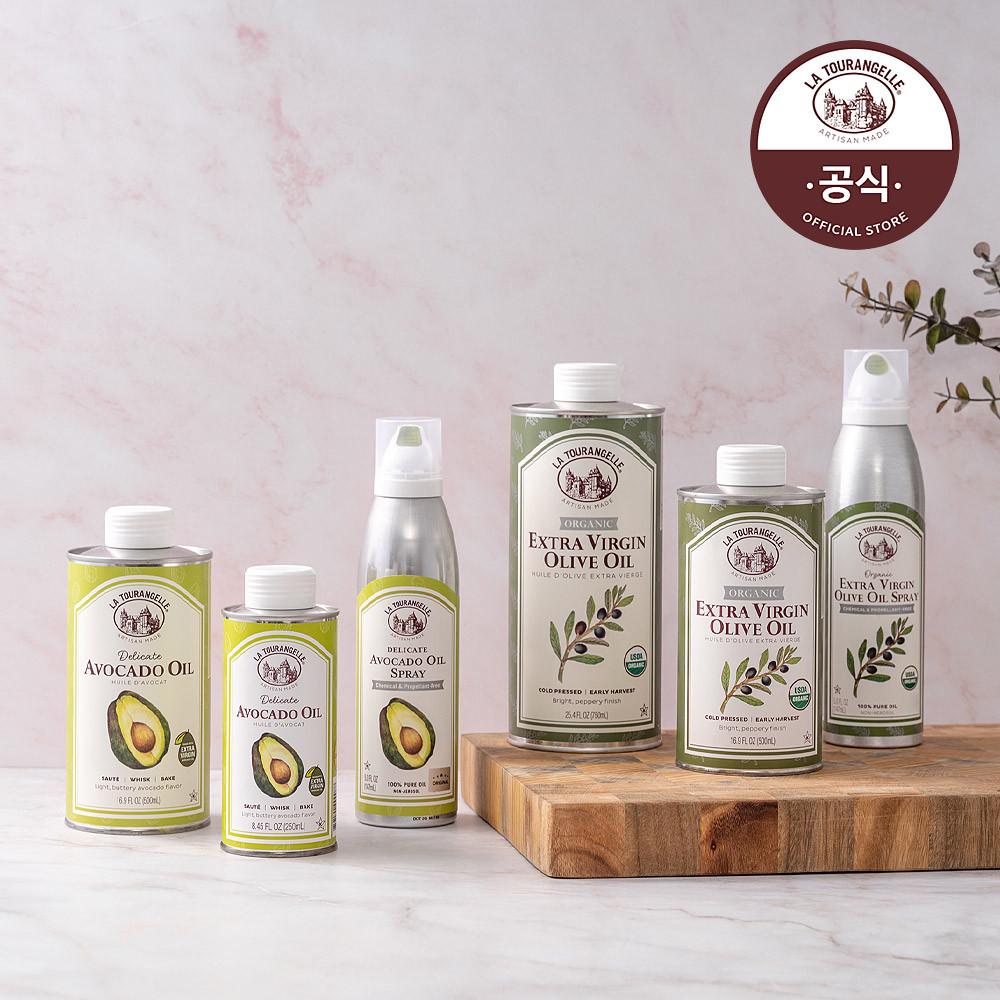 라투랑겔 엑스트라 버진 냉압착 유기농 올리브오일 아보카도오일 모음