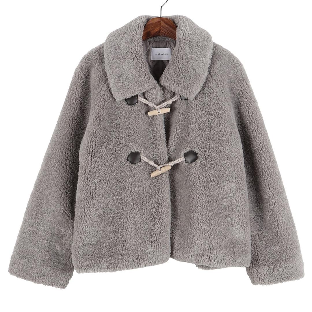 ISSUE NUMBER 더플 쉐르파 자켓 우먼스F