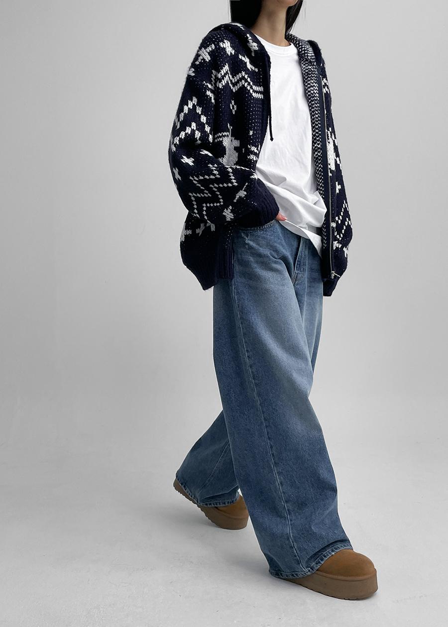 제너른 와이드 데님팬츠