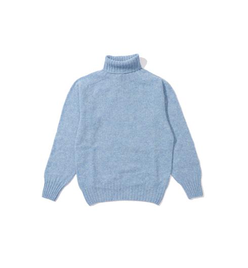 Iain Roll Neck Cornflower