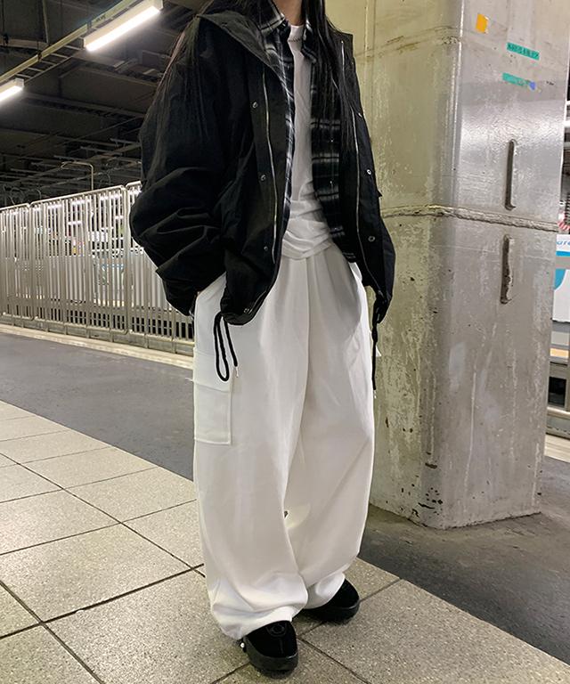 [MADE] 라임 카고 스트링 팬츠(공용) - 4 color