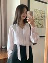가내스라 하객룩🖤 아벨 타이 블라우스 (핑크 단독주문시오늘출발)