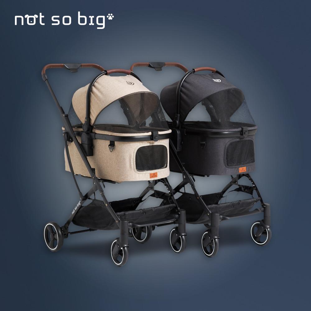 낫쏘빅 아로아플러스 캐리어분리형 강아지 애견 유모차 개모차(레인커버,컵홀더사은)