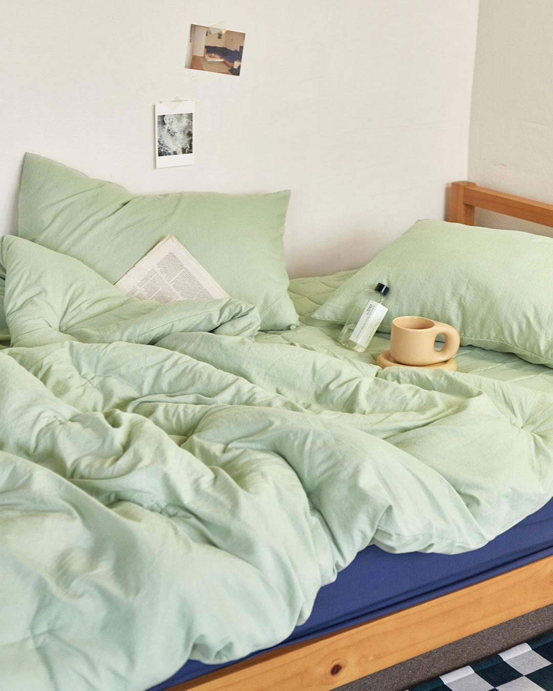 [봄맞이] 베이직 소프트워싱 차렵이불 침구세트 6color (S/Q)