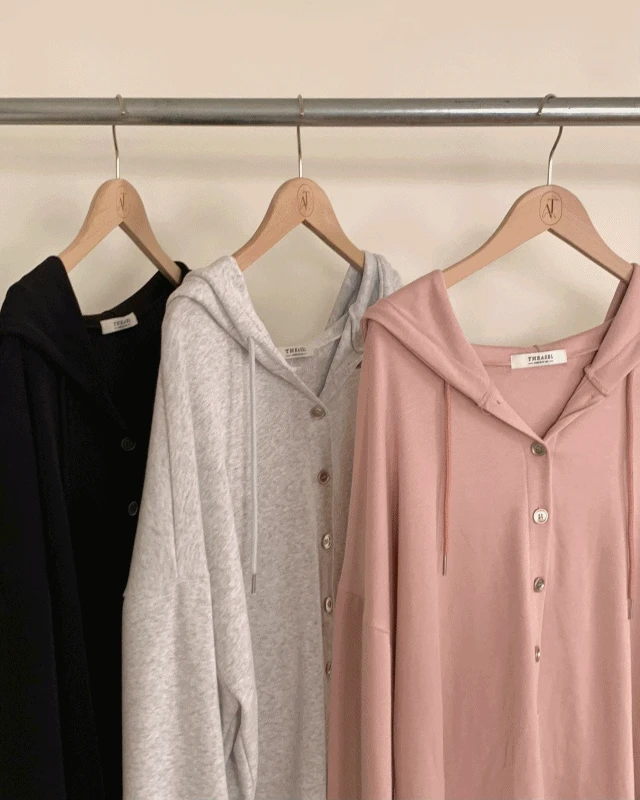 🚚빠른🏷AMADE 통통강추/퍼지 후드 가디건