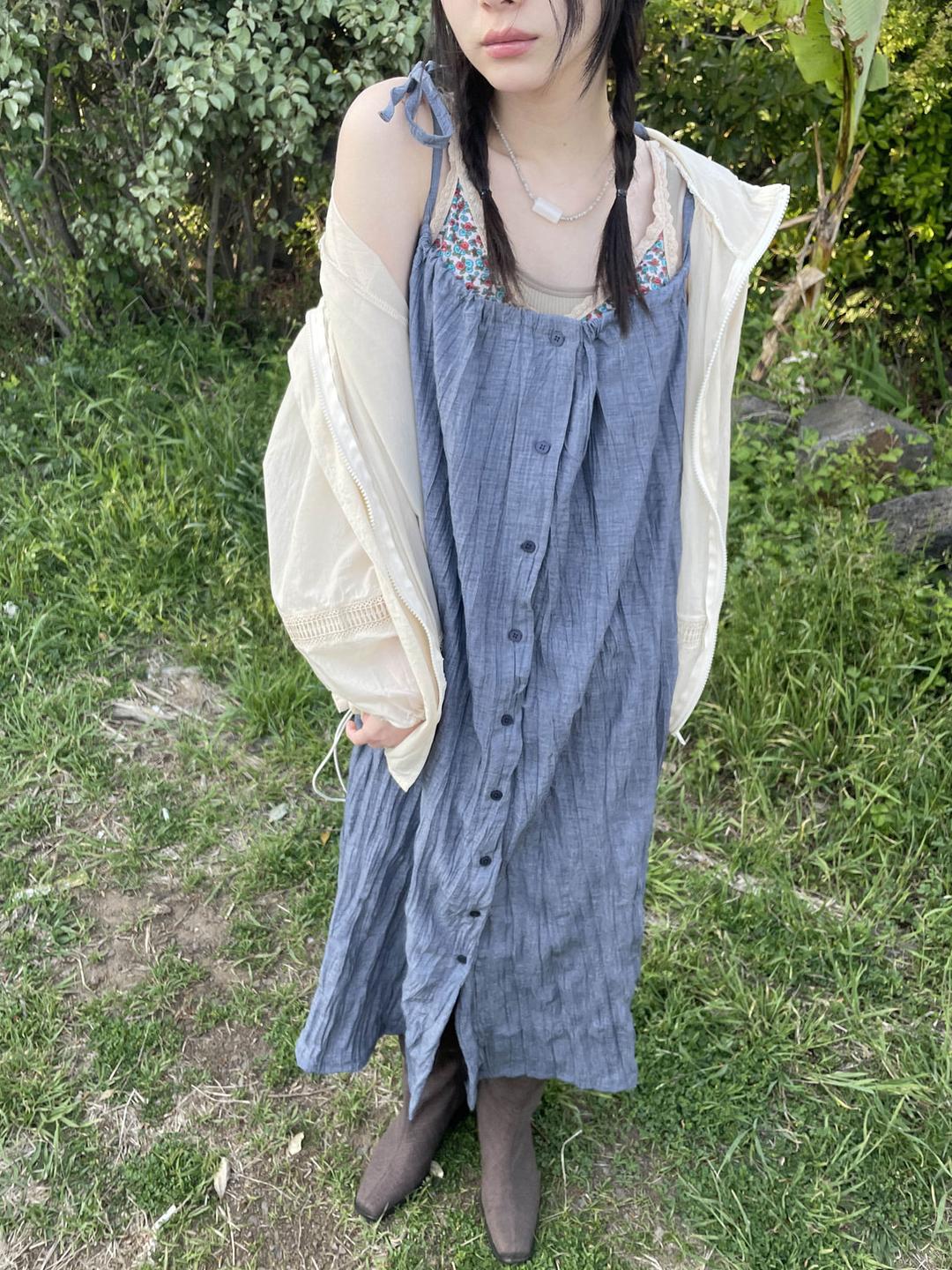 ari wrinkle dress(rayon)