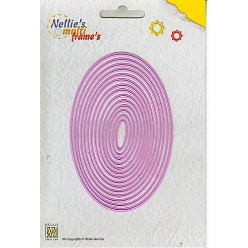 (MFD057)Multi Frame Dies- Straight Oval