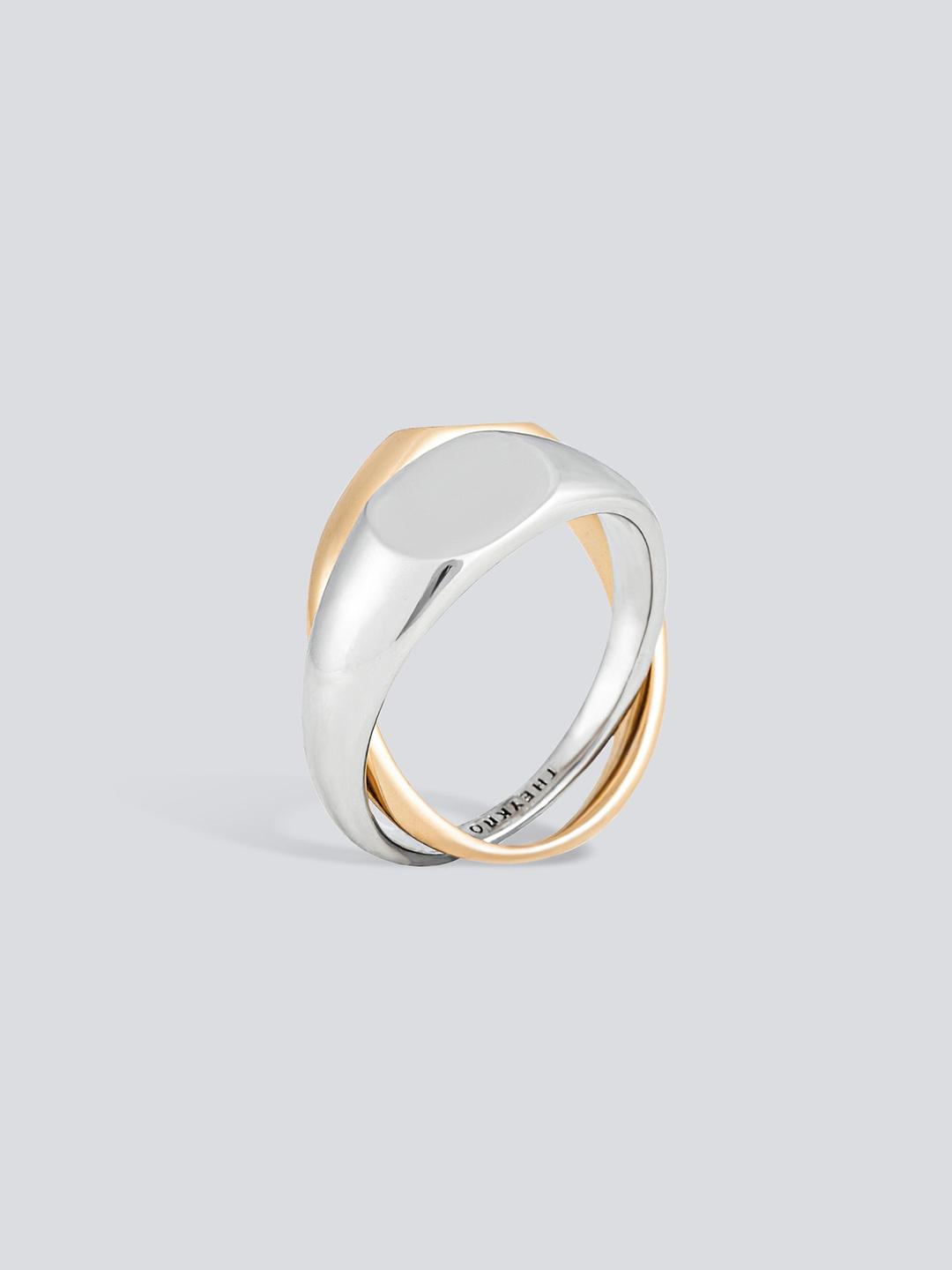 Double Signet Ring - US 5