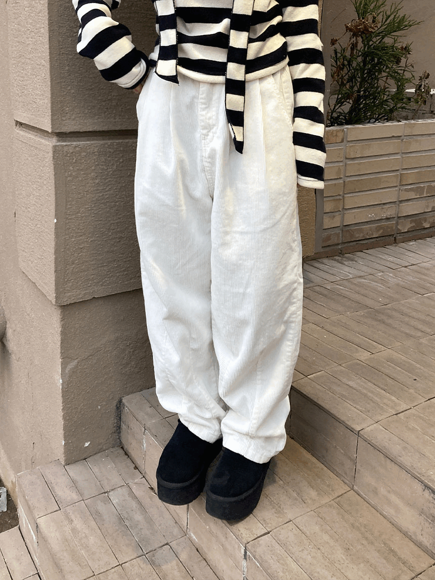 쎈느 코듀로이 와이드 팬츠 (4color)