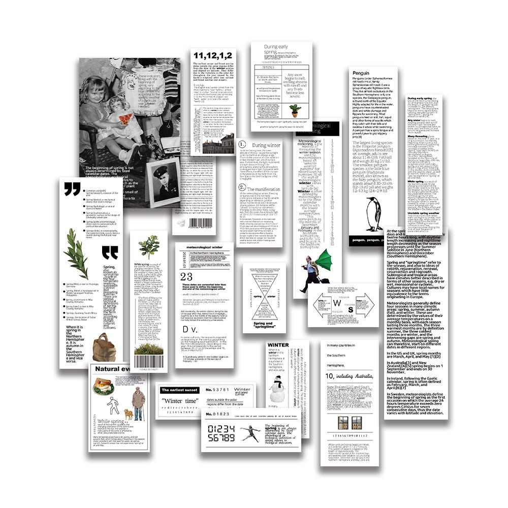 Winter Spring Typography Pack