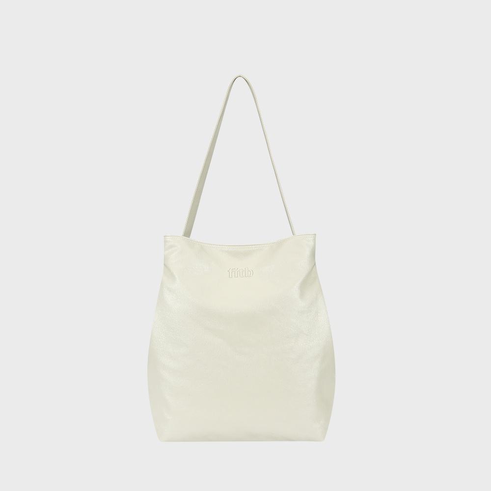 Flow Bucket Shoulder Bag (beige)