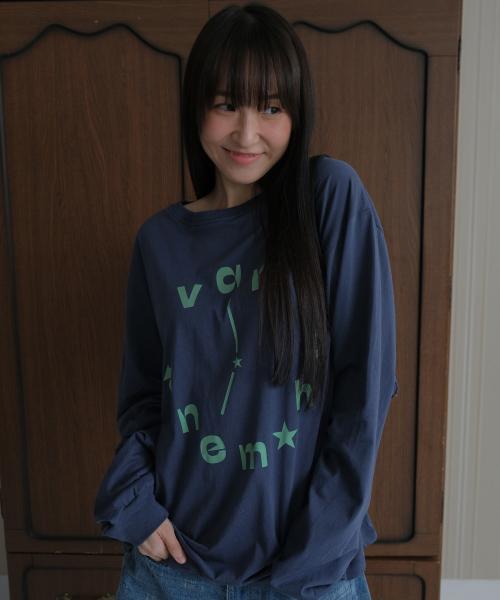 Watch long sleeve tee_navy