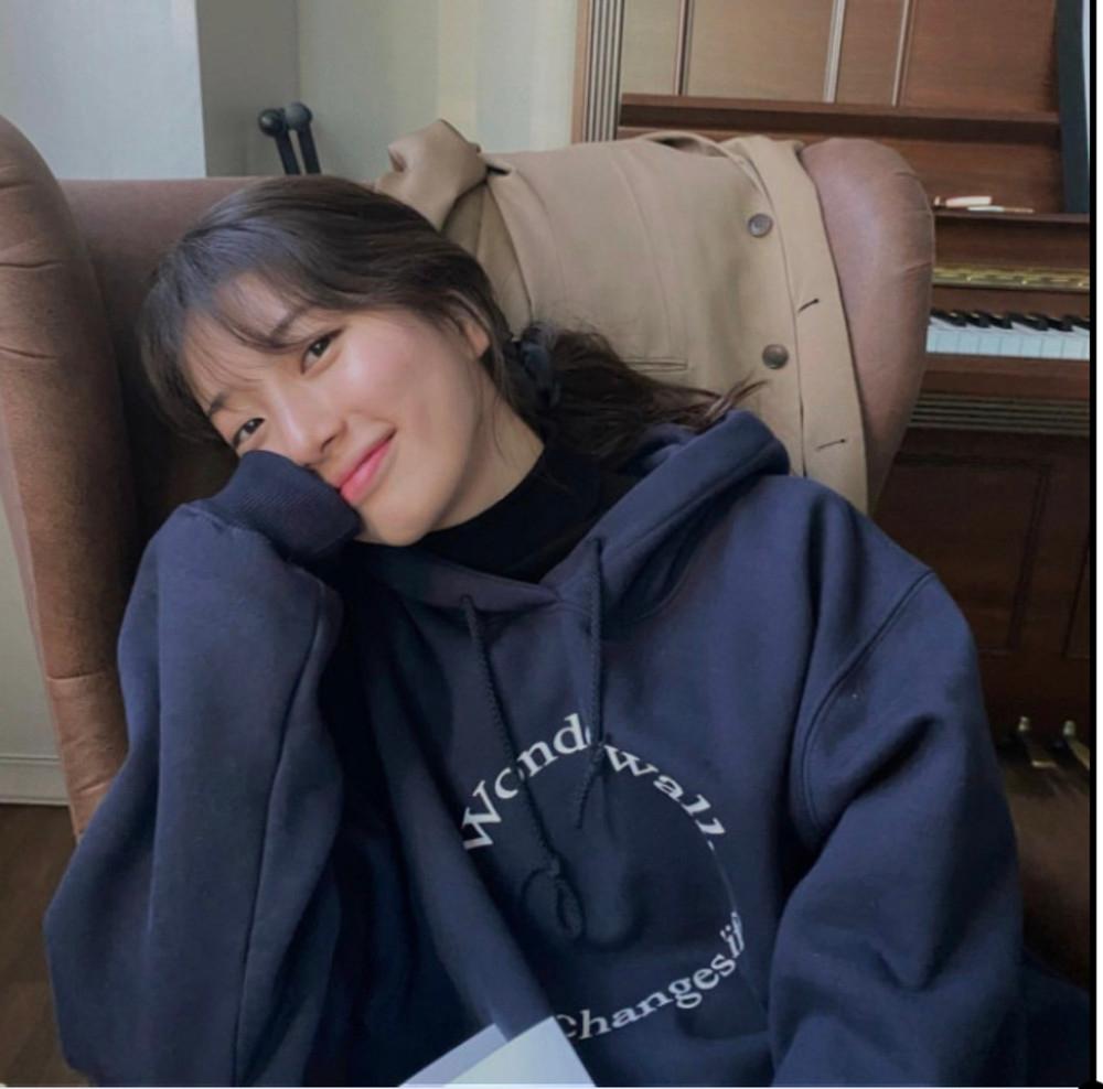 원더월 써클 로고 후드티