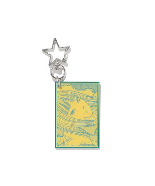 JUNJI ITO MANIAC TOMIE SQUARE ACRYLIC KEYCHAIN_YELLOW(NG2FSUAB69B)