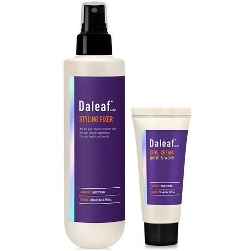 달리프 글램 스타일링 헤어 픽서 200ml + 컬크림 30ml, 1세트 - 헤어케어세트 | 쿠팡