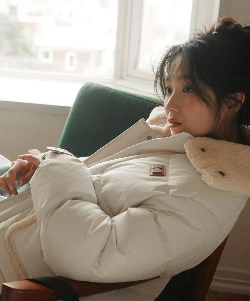 브라우니 클래식 다운 자켓 IVORY