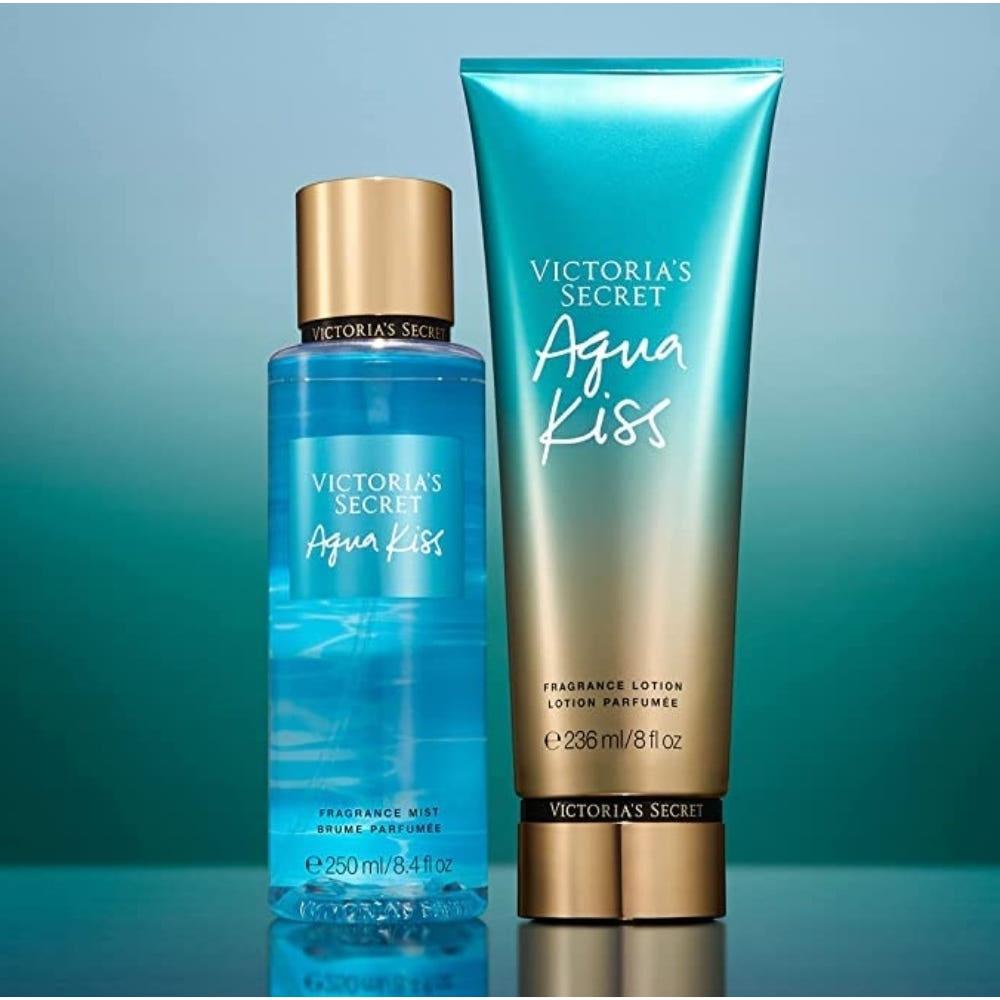 빅토리아 시크릿 바디로션 바디미스트 아쿠아키스 세트