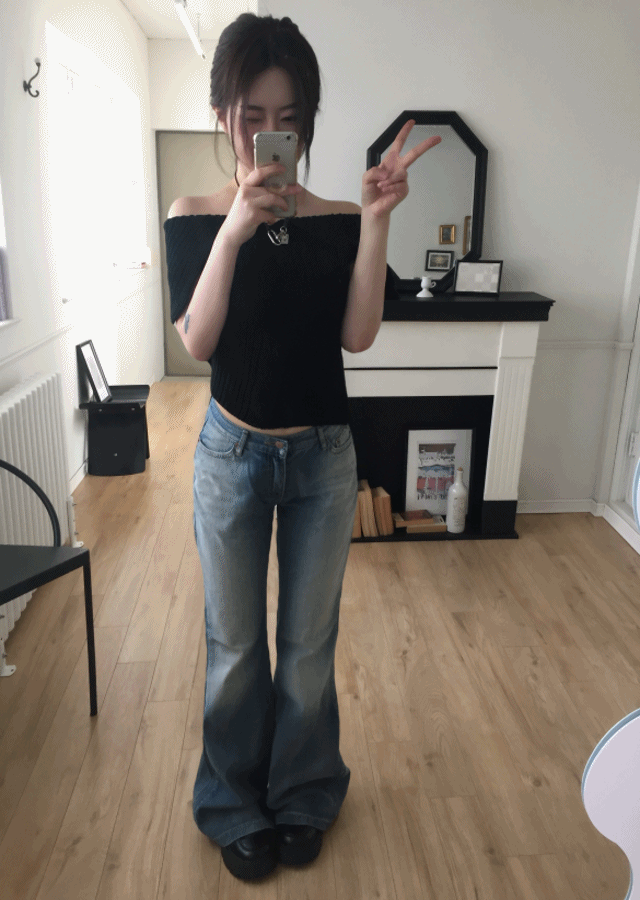 (OOTJ) basic bootcut denim pt
