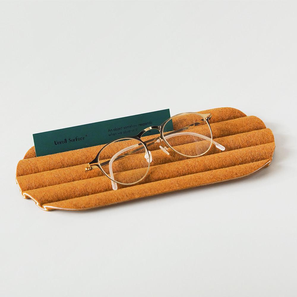 [재생펠트 펜트레이] OR . 스크래치 걱정 없는 안경, 에어팟, 악세사리 트레이, 데스크테리어