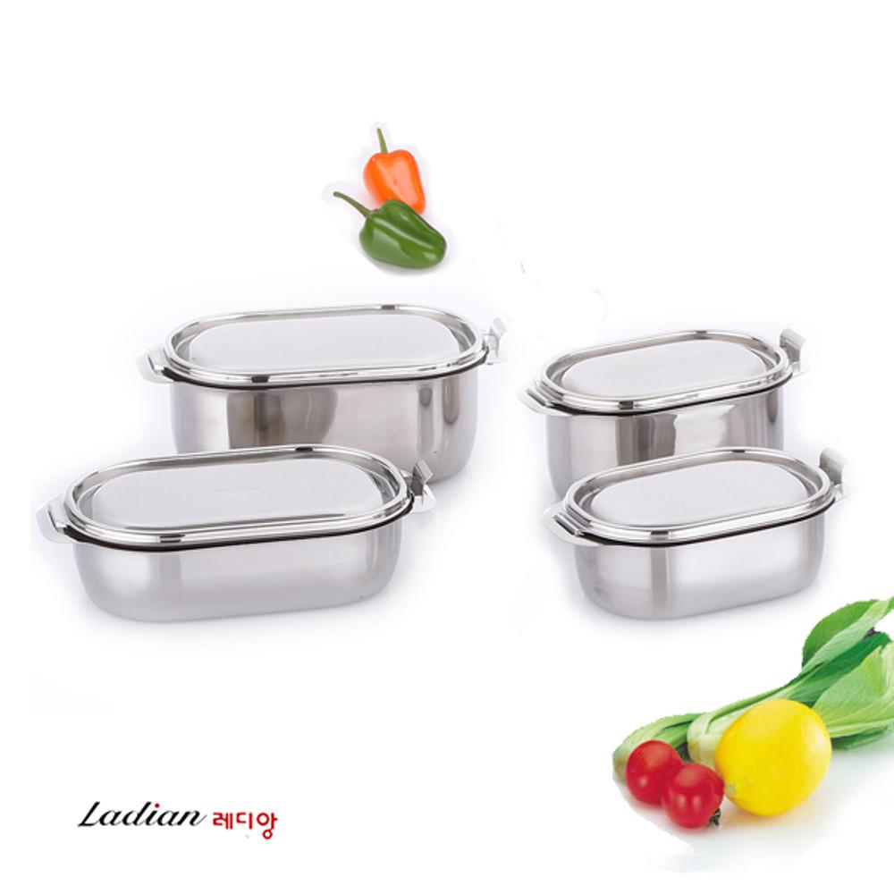 스크래치특가 [레디앙]스텐밀폐용기 - 클릭 스페셜 원터치밀폐