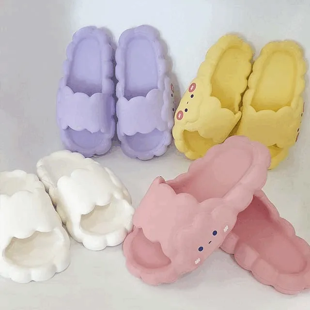 [오늘발송/착화감굿] 발편한 슬리퍼 모음전 말랑 푹신 구름 마카롱 마시멜로우 실내화 실외화 키높이 룸슈즈 층간 소음방지 EVA 곰돌이 토끼