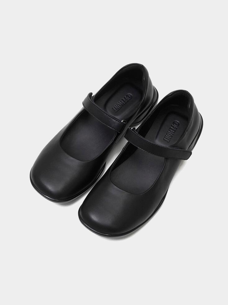 square mary jane (leather)