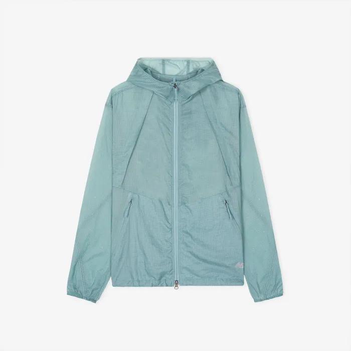 NBNAG2A013 / UNI Archive Pace 초경량 후드 바람막이 (TURQUOISE)