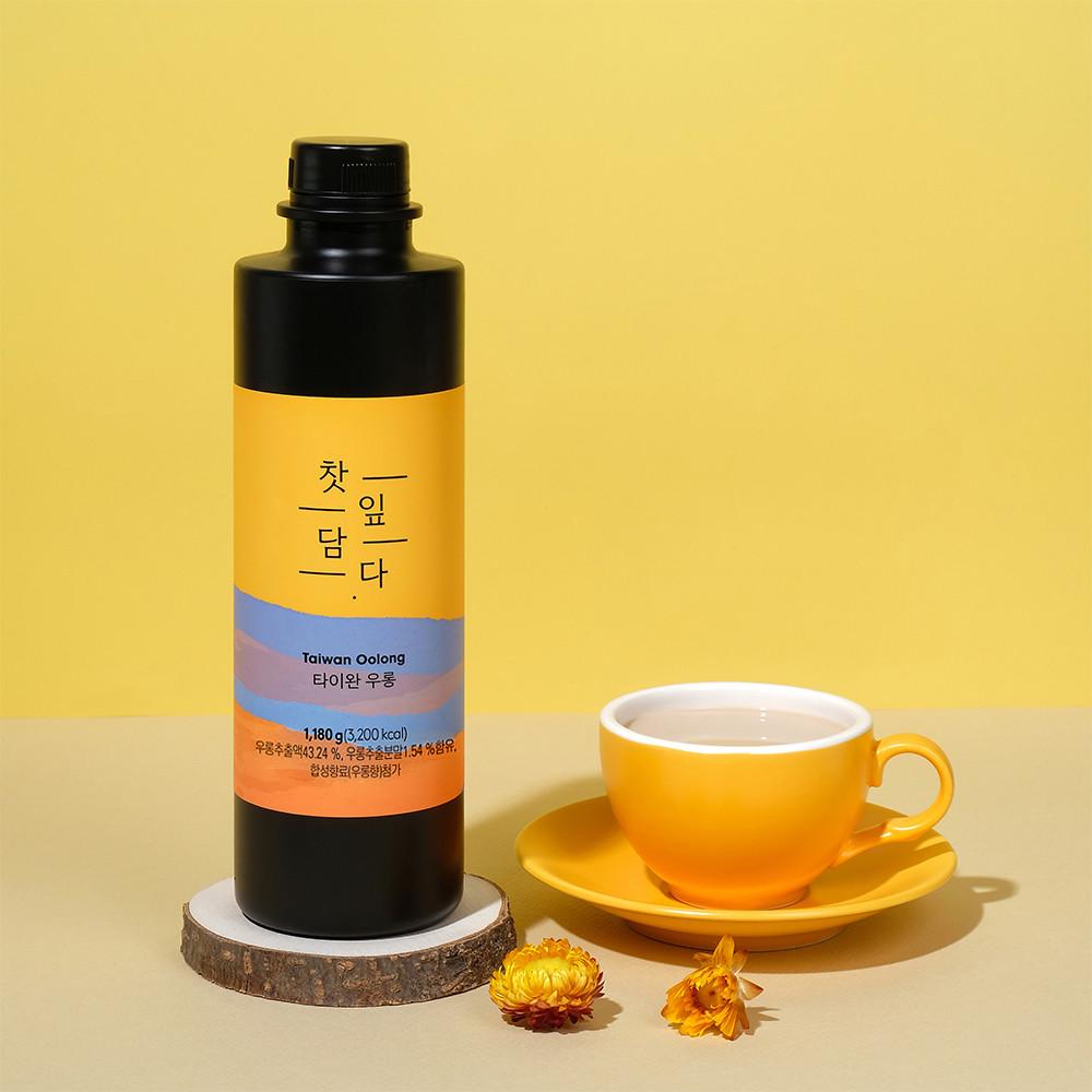찻잎담다 타이완 우롱 1.18kg 액상 음료베이스 밀크티
