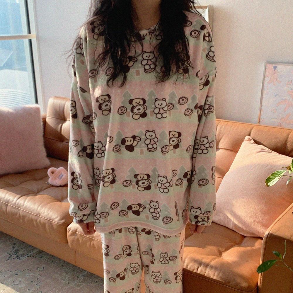make a donut winter pajama (수면잠옷)