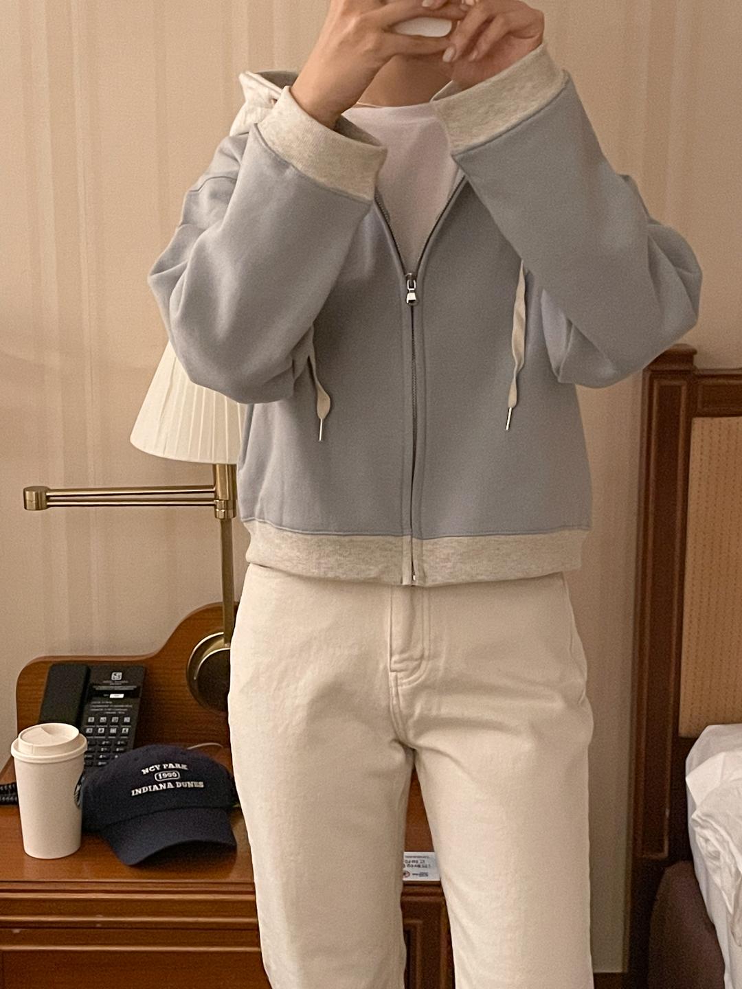 Candy Gimo Hood Zip-up (3colors)