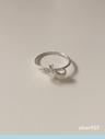 cubic ribbon ring (silver925)