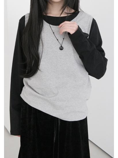 코튼 실켓 슬리브리스 (3c)