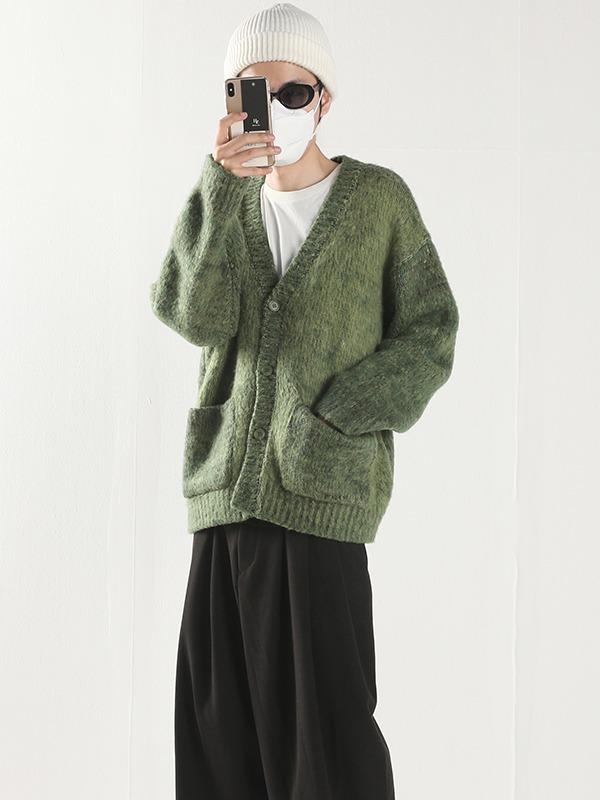 cloe brush cardigan (3color)