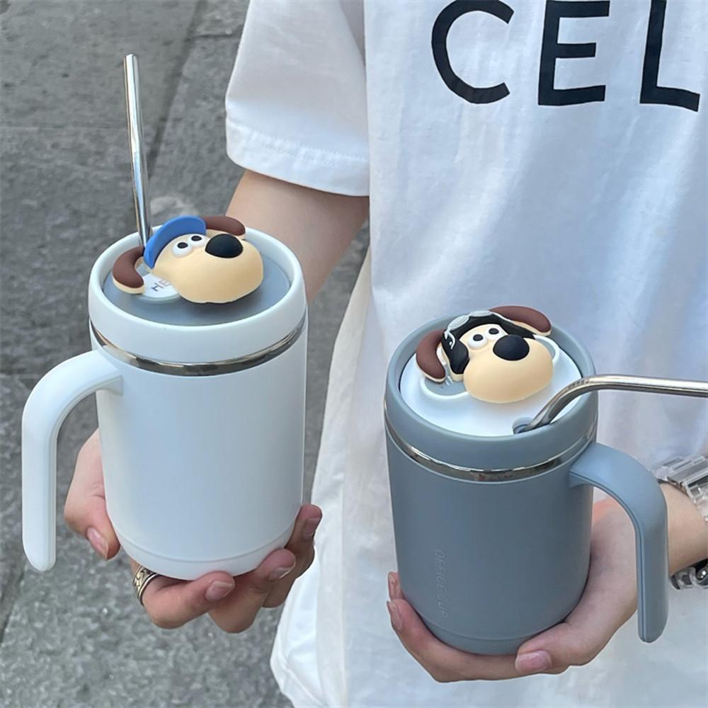 히마일 홈카페 인테리어 소품 스테인리스 윌레스와 그로밋 텀블러 사무실 자취방 제로웨이스트 친구 선물 집들이