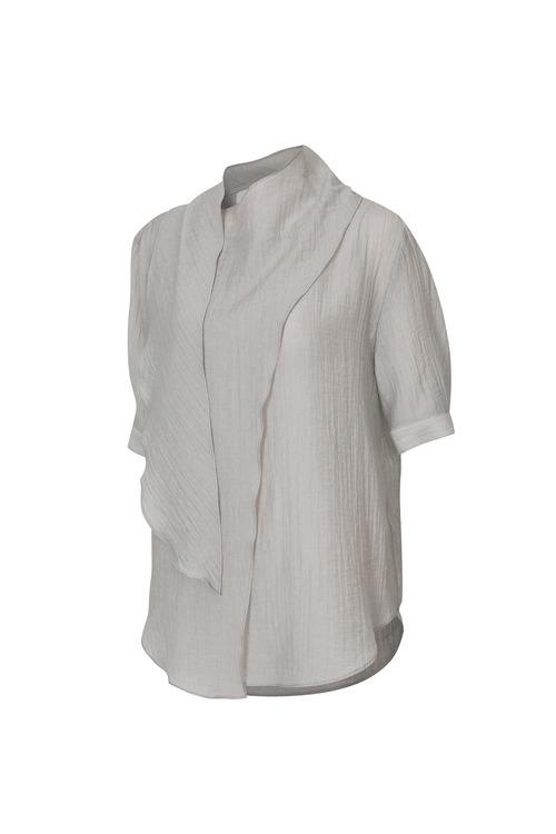 아르덴 썸머 블라우스 ( 라이트그레이 )