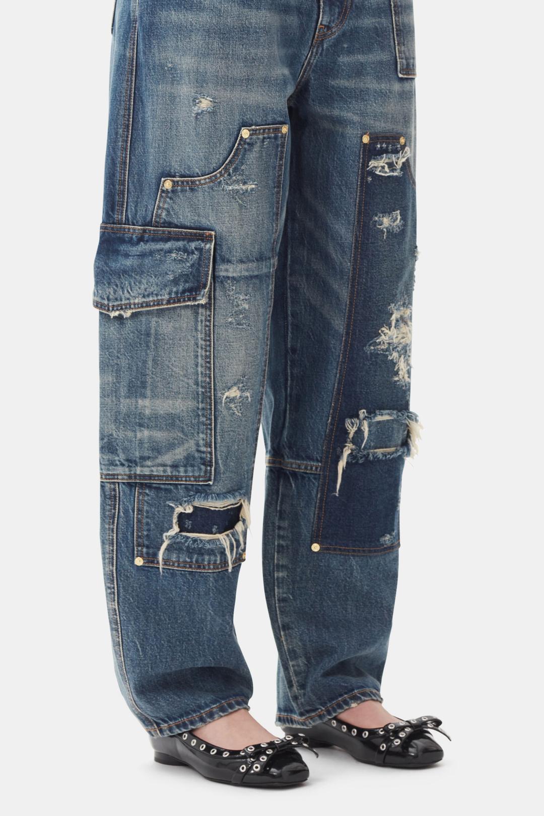 Black Eyelet Bow Ballerinas