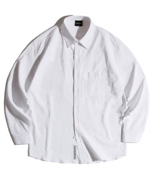 옵티멀 베이직 셔츠-화이트