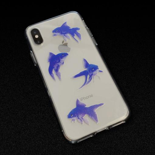 금붕어 어항 투명 젤하드 케이스