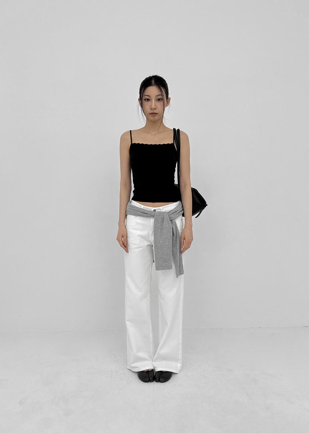 블랙업 [MADE] 레이틸 레이스 나시