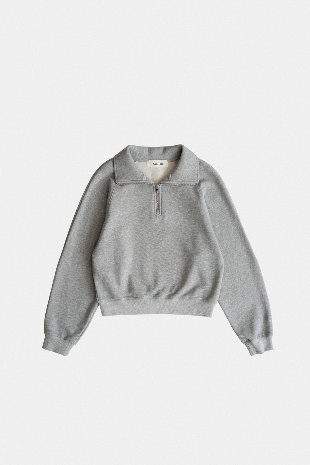 18526_Half zip-up sweatshirt