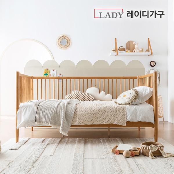 [단 1주, 타임특가] 레이디가구 스칸딕 로맨틱 원목침대 데이베드 DB(오픈형)_프레임 SS