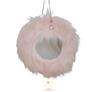 pink hairy fairy mirror
