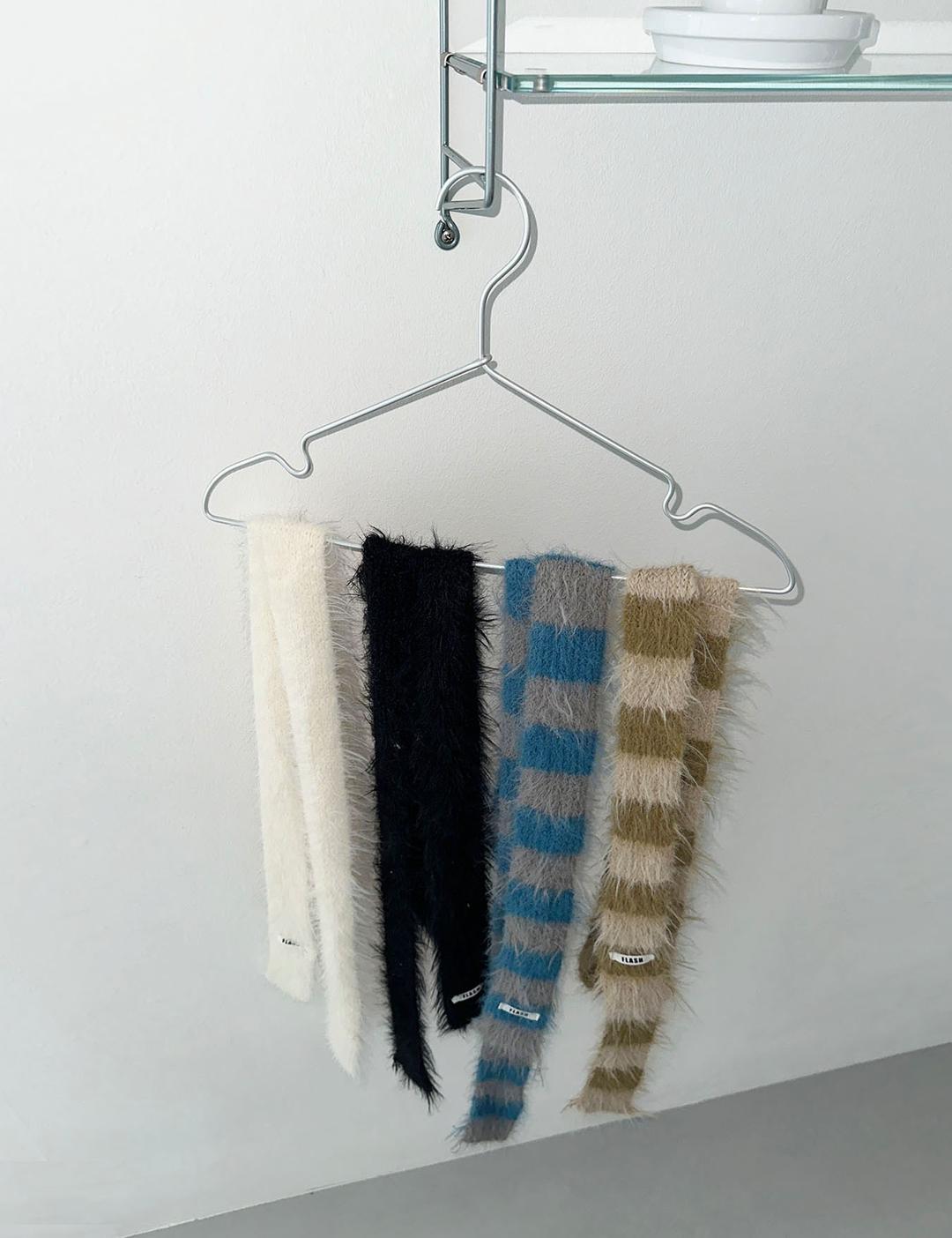 feather fur muffler (4color)