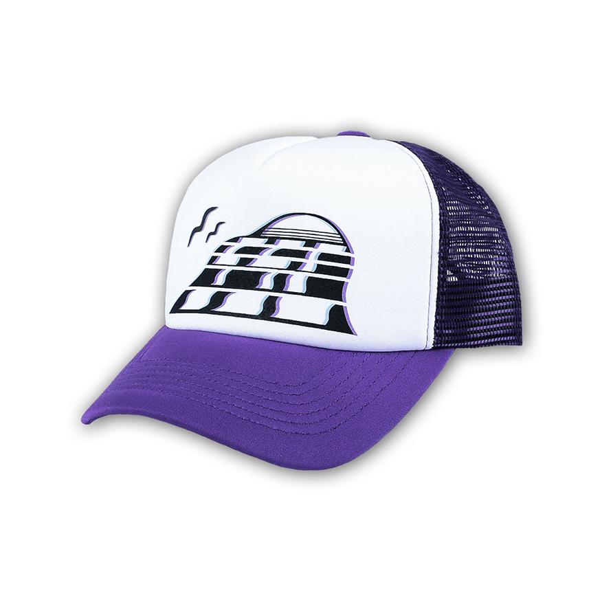 Visual Logo Trucker - Purple