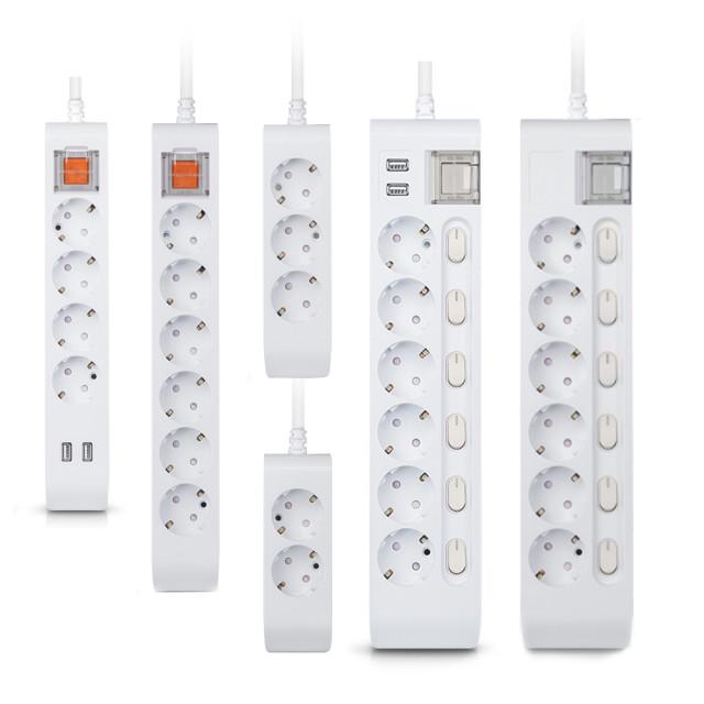 하이탭 국산 USB 안전 개별 스위치 멀티콘센트 멀티탭 고용량 디자인