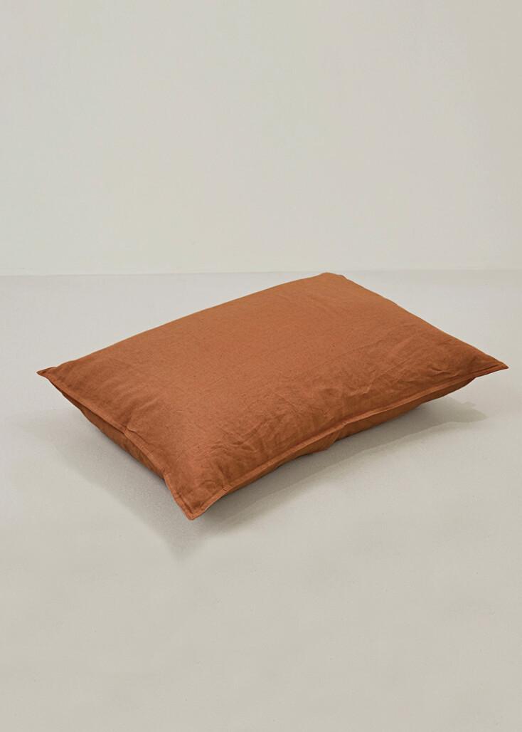 easy linen pillow cover, brick 50x70(cm) 베개커버