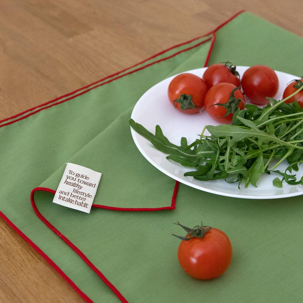 [ Object bo ] 멀티패브릭 면 보자기 Forest Green