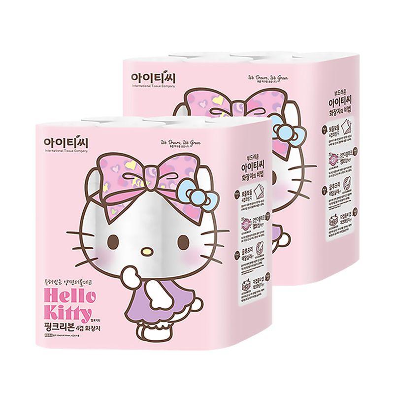 헬로키티 4겹 핑크리본 화장지 24롤 2팩 외 / 미용티슈 / 키친타올 / 물티슈구