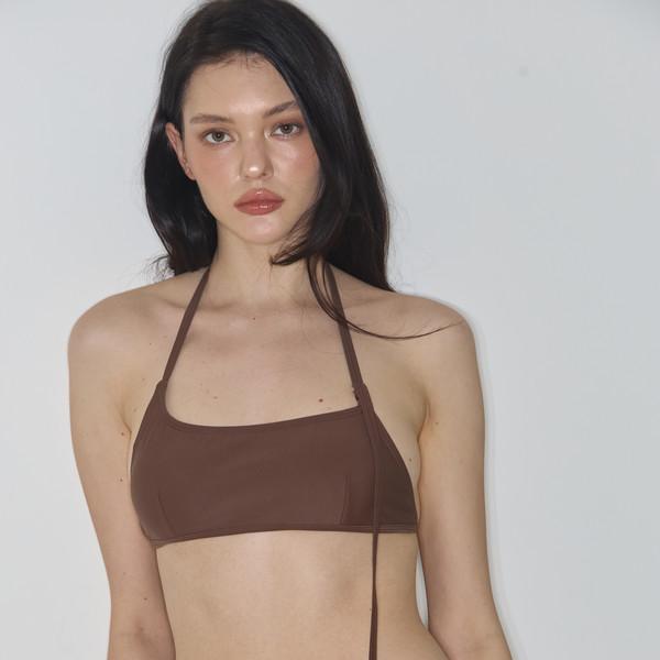 SCARF BIKINI - SET / COCOA