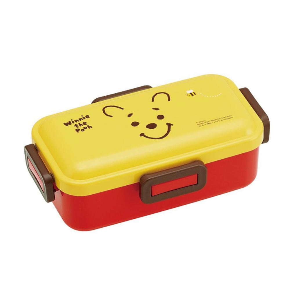 스케이터 푸우 페이스 1단 돔형 삼면 결착 도시락 530ML